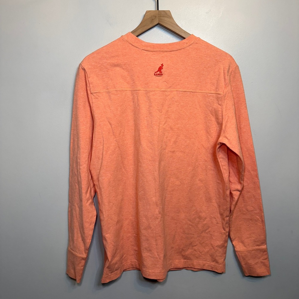 Kangol Women's Peach Heather Long Sleeve Crew Neck Shirt K9167L Size Medium - Picture 5 of 7